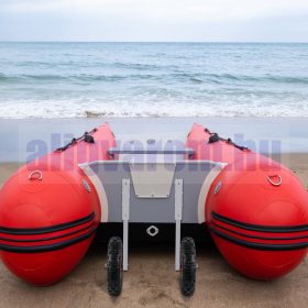   Ø305 mm fúvott gumi kerék csónakszállító kerék pótkerék felfújható csónakkerék 