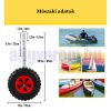 Ø305 mm fúvott gumi kerék csónakszállító kerék pótkerék felfújható csónakkerék 