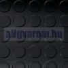 SBR 4x1200 pöttyös stoplis fekete gumiszőnyeg 4 mm vastag 1200 mm széles tekercs buborék metrómintás