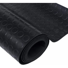   SBR 6x1200 pöttyös gumiszőnyeg 6 mm vastag 1200 mm széles tekercs buborék metrómintás stoplis