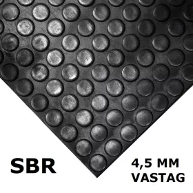 SBR pöttyös gumiszőnyeg 120 cm széles 4,5 mm vastag méterenként rendelhető tekercs buborék