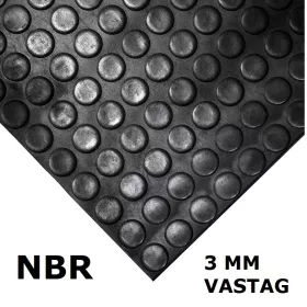   NBR pöttyös gumiszőnyeg 120 cm széles 3 mm vastag méterenként rendelhető tekercs buborék metrómintás