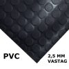 PVC pöttyös gumiszőnyeg 120 cm széles 10 m hosszú 2,5 mm vastag Az ár méterenkénti árat jelöl! 