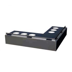   OX Priamy Stone kőszőnyeg kavicsszőnyeg 10x2500 Antracit teraszszegély Külső sarokelem RAL7016