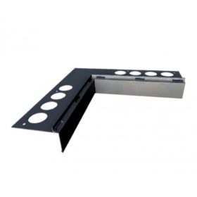   OX Priamy és Flexi Stone kőszőnyeg Antracit sarokelem belső sarok kavicsszőnyeg vízvető profil erkély balkon terasz