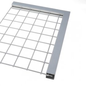   Lemez rács keretező profil lemez keret 30x30 mm 3 mm vastag lemezhez kezeletlen acél 3000 mm