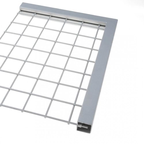 Lemez rács keretező profil lemez keret 30x30 mm 3 mm vastag lemezhez kezeletlen acél 3000 mm