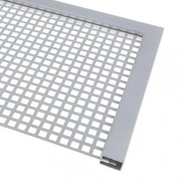   Lemez rács keretező profil lemez keret 20x30 mm 1,7 mm vastag lemezig kezeletlen acél 3000 mm