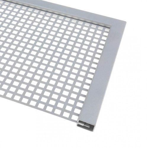 Lemez rács keretező profil lemez keret 20x30 mm 1,7 mm vastag lemezig kezeletlen acél 3000 mm