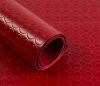 PVC 2x1200 piros Csúszásgátló színes gumiszőnyeg PVC alapú műanyag 2 mm vastag 1200 mm széles tekercs stoplis pöttyös