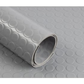   PVC 2x1200 szürke Csúszásgátló színes gumiszőnyeg PVC alapú műanyag 2 mm vastag 1200 mm széles tekercs stoplis metromintás