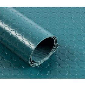   PVC 2x1200 kék Csúszásgátló színes gumiszőnyeg PVC alapú műanyag 2 mm vastag 1200 mm széles tekercs stoplis