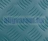 Csúszásgátló színes gumiszőnyeg PVC alapú műanyag szőnyeg türkiz 2 mm vastagság 1200 mm széles tekercs gyémánt mintás
