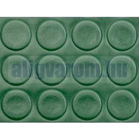   PVC 2x1200 zöld Csúszásgátló színes gumiszőnyeg PVC alapú műanyag 2 mm vastag 1200 mm széles tekercs stoplis metromintás