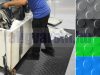 Csúszásgátló színes gumiszőnyeg PVC alapú műanyag szőnyeg kék zöld szürke fekete 