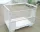 Rácsos tároló konténer fém aljzat DIN 15155  EUR raklap méret belül 800x1200x800 mm 1500 kg Gitterbox, GiBo