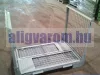 Összecsukható rácsos tároló konténer DIN15155 EUR raklap méret belül 780x1180x800 mm 900 kg Gitterbox, GiBo