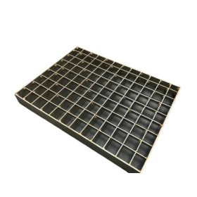 Inox járórács rostélyrács 292x388x40 saválló lépcsőrács rozsdamentes teherbíró rács