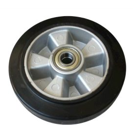   Ø 250 mm kerék raklapmozgató, raklapemelő számára. Alumínium felni gumi futófelület átmérő 250 mm