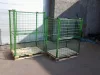 140 cm magas raklaprács könnyű rácsos tároló lehajtható oldalfal összecsukható  EUR raklapra rögzíthető