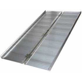   153 cm felhajtó rámpa mozgássérült tolókocsi kerekesszék felhajtó rámpa csak hosszában összecsukható összehajtható 270 kg teherbírás