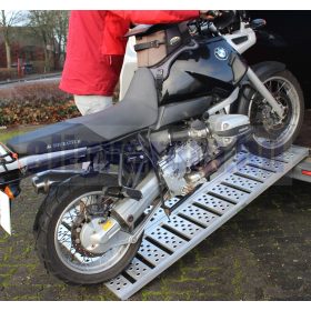 Extra széles rámpa, nagy teherbírású összecsukható alumínium rakodó rámpa teherbírása 1020 kg