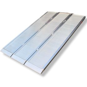  Extra széles rámpa, 176x114 cm nagy teherbírású összecsukható alumínium rámpa teherbírása 1650 kg - 550 kg elemenként