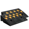 Tömör gumi küszöbrámpa szett 48,3x33x12,7 cm 2 db 12,7 cm magas, 15 tonna teherbírású kerekesszék rámpa 