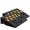 Tömör gumi küszöbrámpa szett 48,3x33x12,7 cm 2 db 12,7 cm magas, 15 tonna teherbírású kerekesszék rámpa 