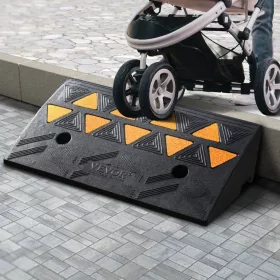   Tömör gumi küszöbrámpa 50x30x10,8 cm 15 tonna teherbírású kerekesszék rámpa