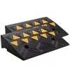 Gumi küszöbrámpa 500x320x110 mm 2 db felhajtórámpa 15 tonna teherbírás