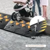 Gumi küszöbrámpa 500x320x110 mm 2 db felhajtórámpa 15 tonna teherbírás
