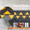 Gumi küszöbrámpa 500x320x110 mm 2 db felhajtórámpa 15 tonna teherbírás