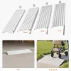 Küszöbrámpa 550x865x115 mm 4 db alumínium kerekesszék rámpa, 360 kg teherbírás