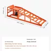Hidraulikus autós szervizrámpa készlet 2 db állítható rámpa, 270–360 mm emelési magasság