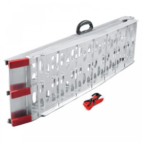   Nagy teherbírású összecsukható rámpa 226 cm 340 kg teherbírás. 1 db mobilrámpa kis traktor munkagép fűnyíró motor 