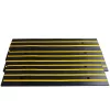 Gumi küszöb rámpa kábelcsatornával 122x40,5x6,5 cm 3 db felhajtó rámpa 15 tonna teherbírás