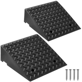   Járdaszegélyrámpa garázsbejáróhoz 490x490x180 mm 2 db küszöbrámpa 3175 kg teherbírású felhajtórámpa 
