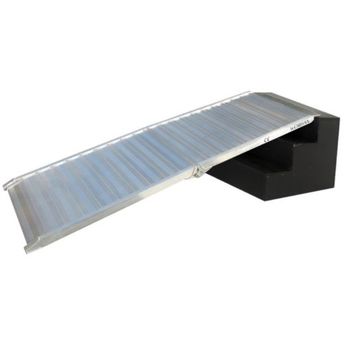 Nagy teherbírású alumínium összecsukható rámpa 205x78 cm 400 kg teherbírású 1 db rámpa 