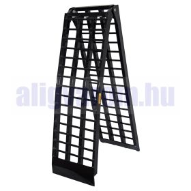   Összecsukható felhajtó rámpa 274 cm 400 kg/db teherbírás 1 db rámpa motor, quad, kis traktor, munkagép, fűnyíró számára