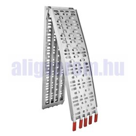 Összecsukható felhajtó rámpa 226 cm 410 kg/db 820 kg/ pár teherbírás rámpa motor, quad, kis traktor
