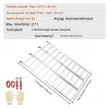 Alumínium háromrészes összecsukható felhajtórámpa 700 kg 1956x1379 mm összecsukható rakodórámpa