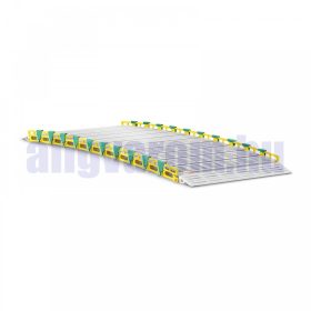   Feltekerhető mobil rámpa 1965x762 mm összehajtható alumínium rámpa hordozható 500 kg teherbírású