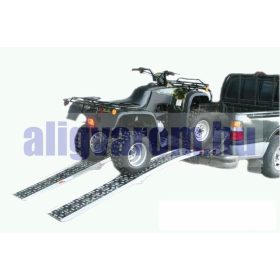   Nagy teherbírású összecsukható rámpa 310 cm 540 kg teherbírás 1 db rámpa quad kis traktor munkagép fűnyíró motor 