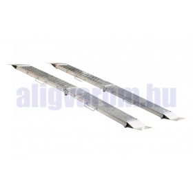   Motorkerékpár rámpa, nagy teherbírású összecsukható rakodó rámpa 242x25 cm 540 kg/db 1080 kg/pár teherbírás 1 db összehajtható összecsukható rámpa