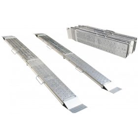 	 Nagy teherbírású összecsukható rámpa 242 cm 540 kg teherbírás