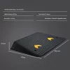 Gumi küszöbrámpa kábelfektető csatornával 902x620x102 mm 15 tonna teherbírású akadálymentesítő rámpa