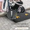 Gumi küszöbrámpa kábelfektető csatornával 902x620x102 mm 15 tonna teherbírású akadálymentesítő rámpa