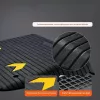 Gumi küszöbrámpa kábelfektető csatornával 902x620x102 mm 15 tonna teherbírású akadálymentesítő rámpa