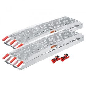   Összecsukható felhajtó rámpa 223 cm 680 kg/ pár teherbírás 2 db rámpa motor, quad, kis traktor, munkagép, fűnyíró számára